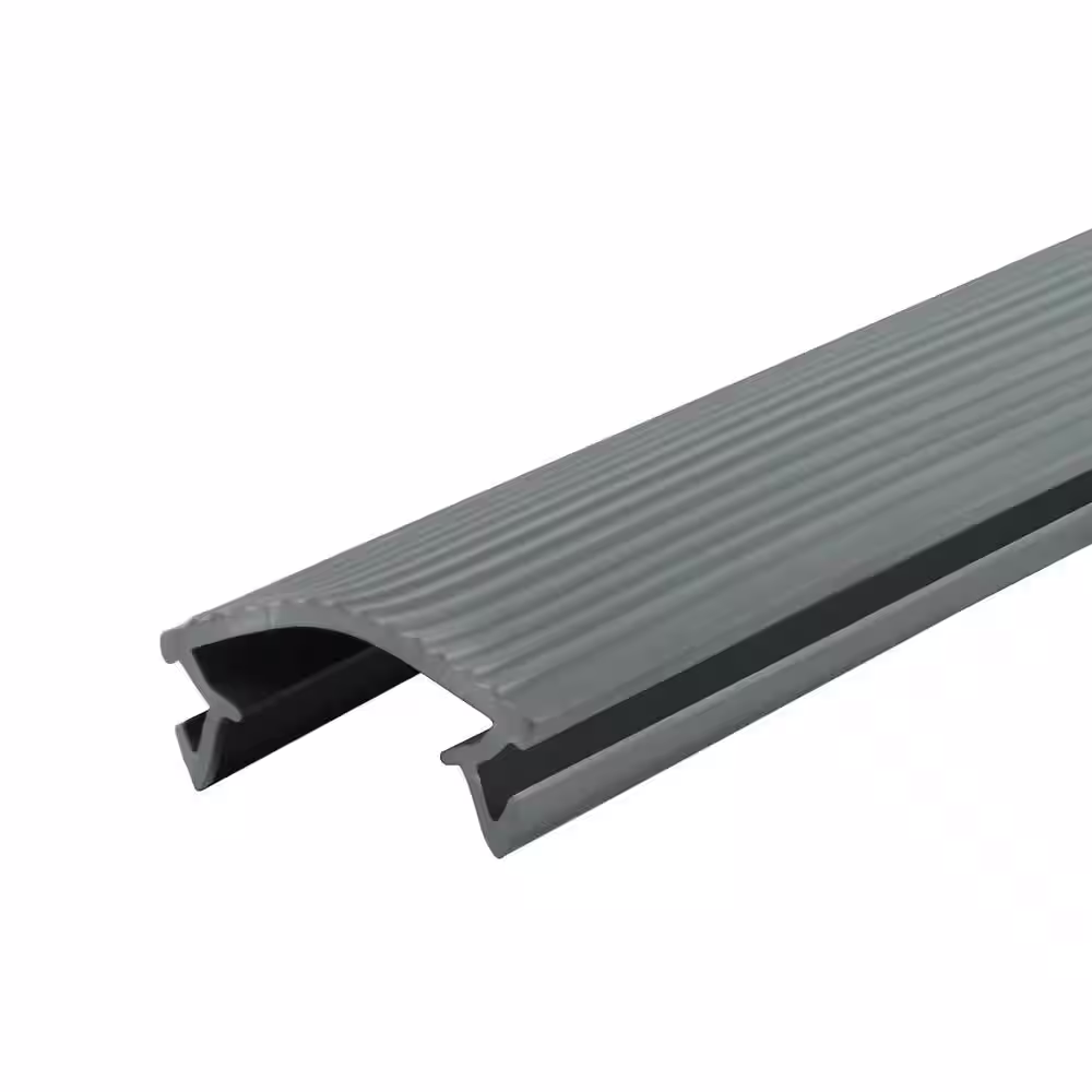 M-D Building Products 1-1/2 in. x 3/4 in. x 72 in. Gray Vinyl Replacement Insert for Heavy Duty Thresholds