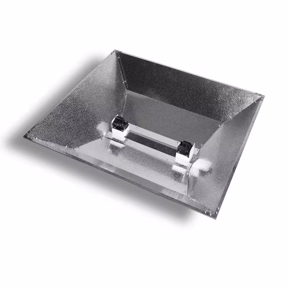 Hydro Crunch Double Ended DE XXL Open Hood Grow Light Reflector with Socket and Cord for up to 1000-Watt
