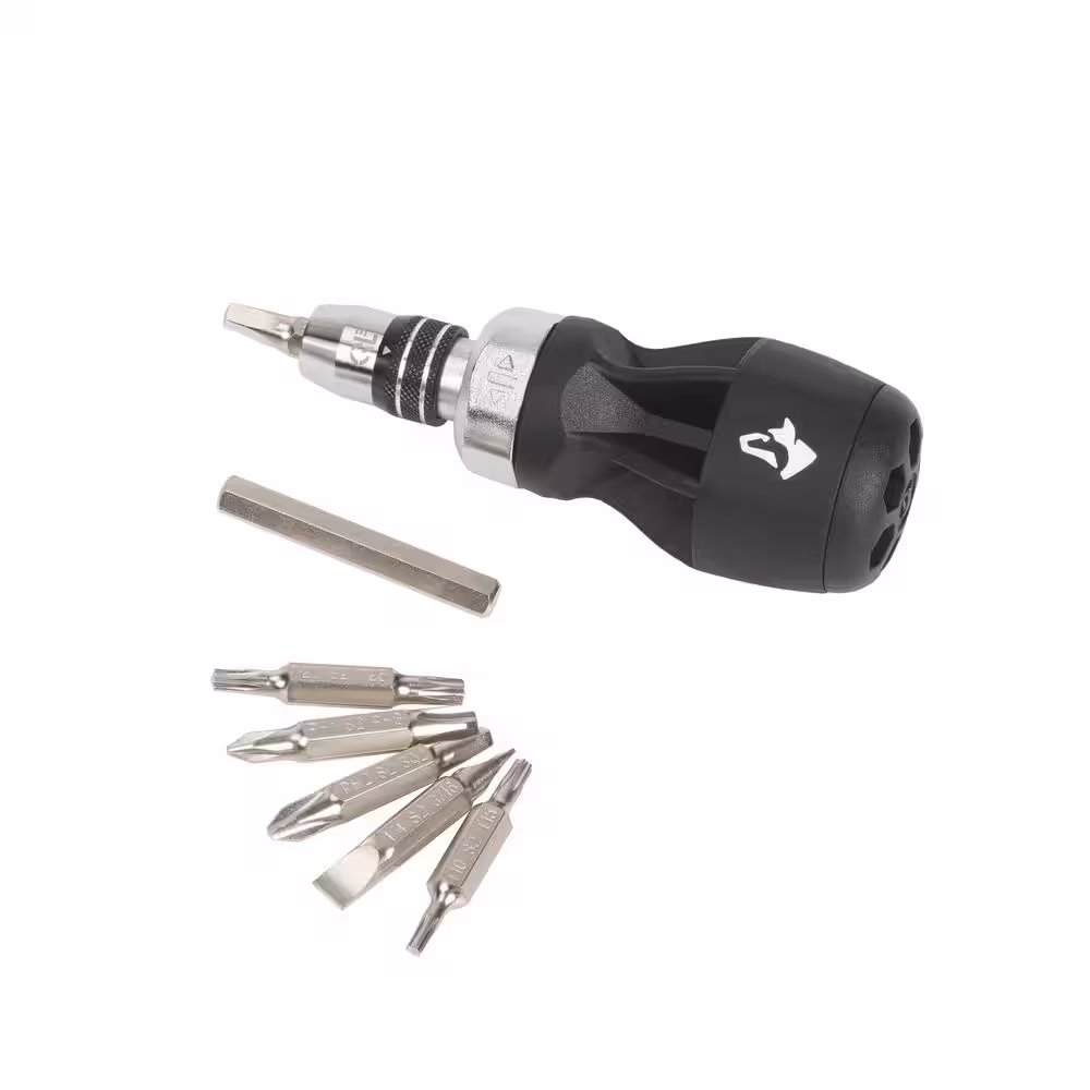 Husky 12-in-1 Quick Load Ratcheting Stubby Screwdriver Set