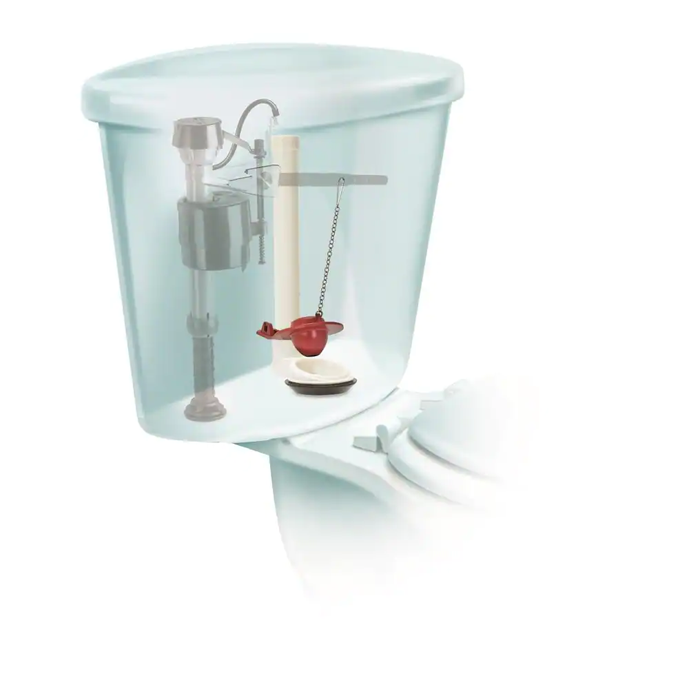 Fluidmaster 504 2 in. Universal Flexible Frame, Chlorine Resistant Toilet Tank Flapper