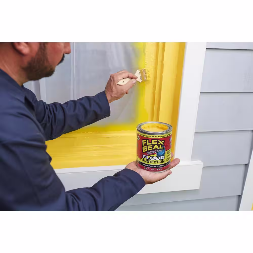 FLEX SEAL FAMILY OF PRODUCTS Flex Seal Flood Protection Multipurpose Starter Kit in Yellow - 2-Piece