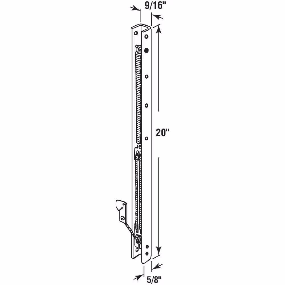 Prime-Line 20 in. Window Block and Tackle Sash Balance
