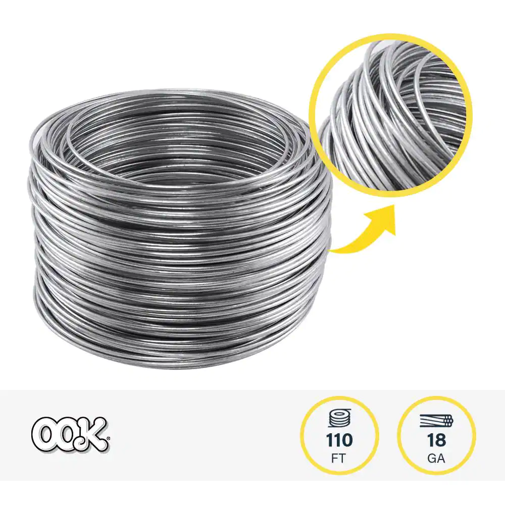OOK 110 ft. 25 lb. Galvanized Steel Wire