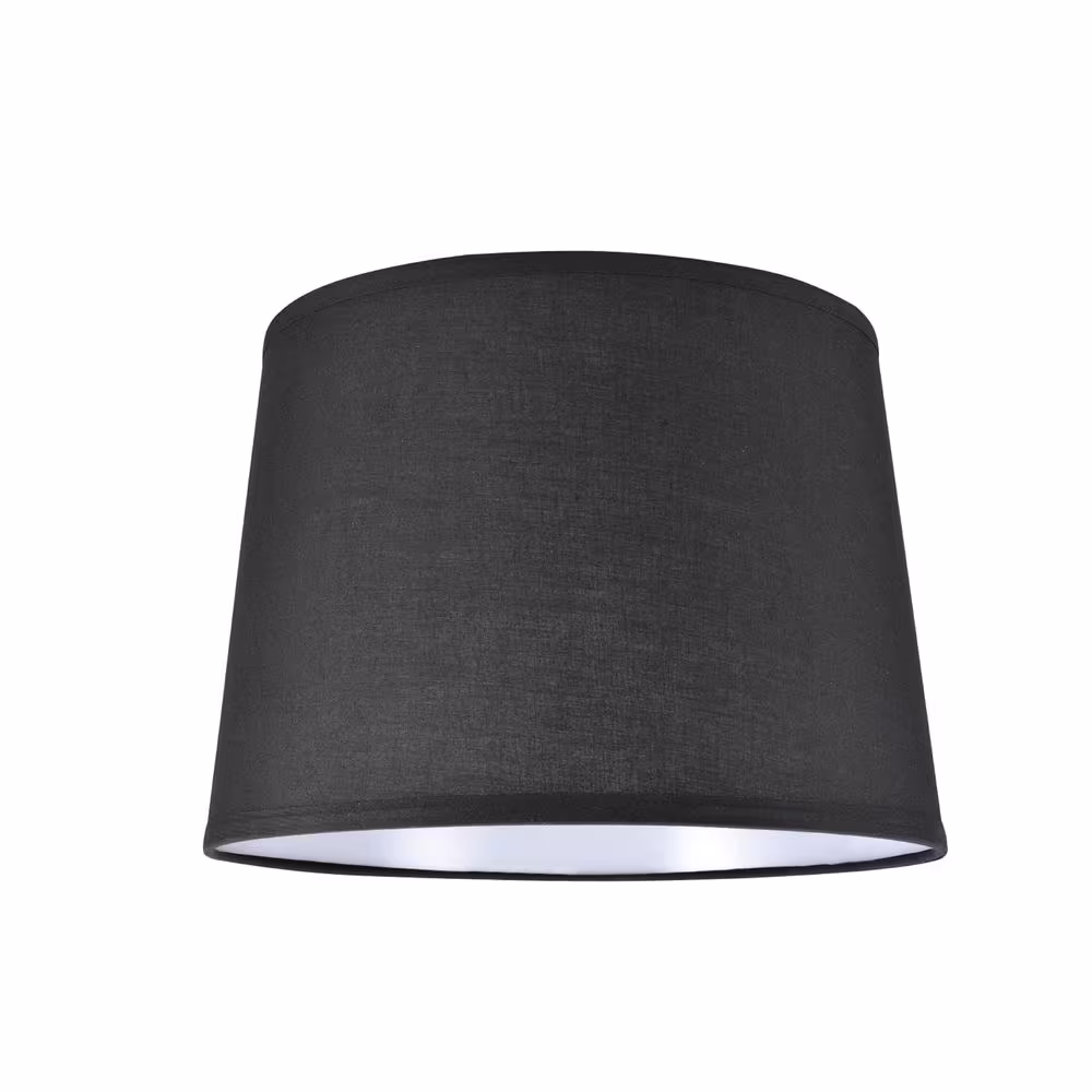 Aspen Creative Corporation 14 in. x 10 in. Black Hardback Empire Lamp Shade