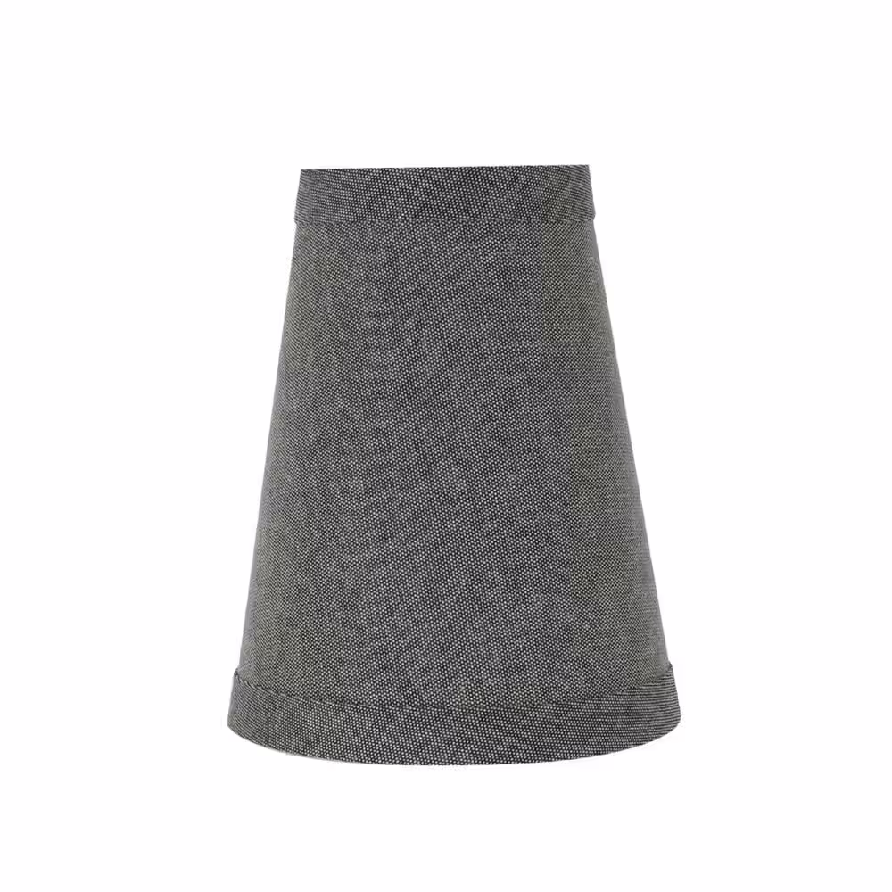 Aspen Creative Corporation 4 in. x 5 in. Grey Hardback Empire Lamp Shade (2-Pack)