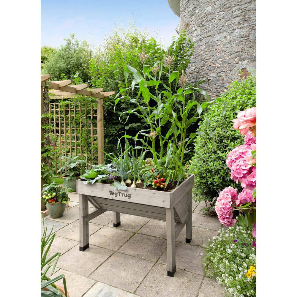 VegTrug 1 m Wooden Raised Bed Planter