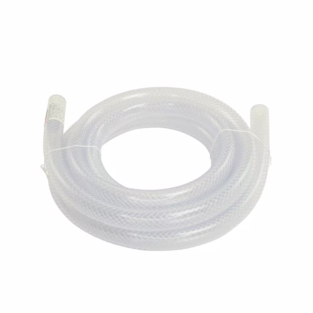 Everbilt 1 in. O.D. x 3/4 in. I.D. x 10 ft. PVC Braided Vinyl Tube