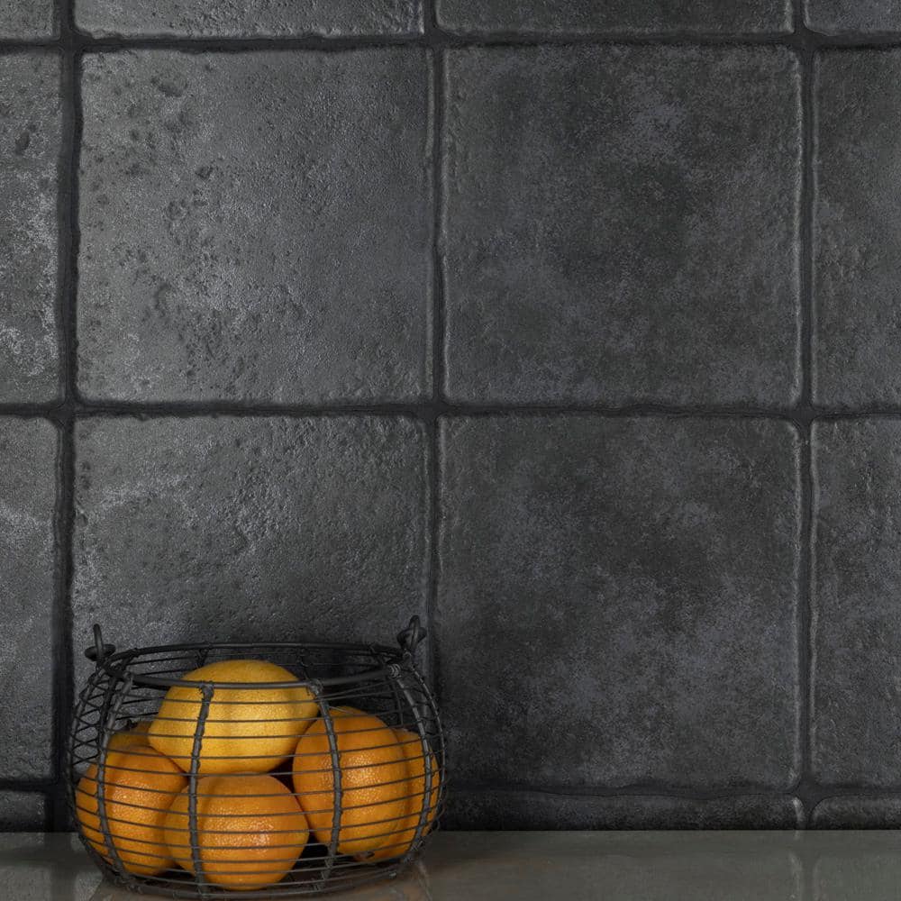 Merola Tile Costa Grafito 7-3/4 in. x 7-3/4 in. Ceramic Floor and Wall Tile (10.75 sq. ft./Case)