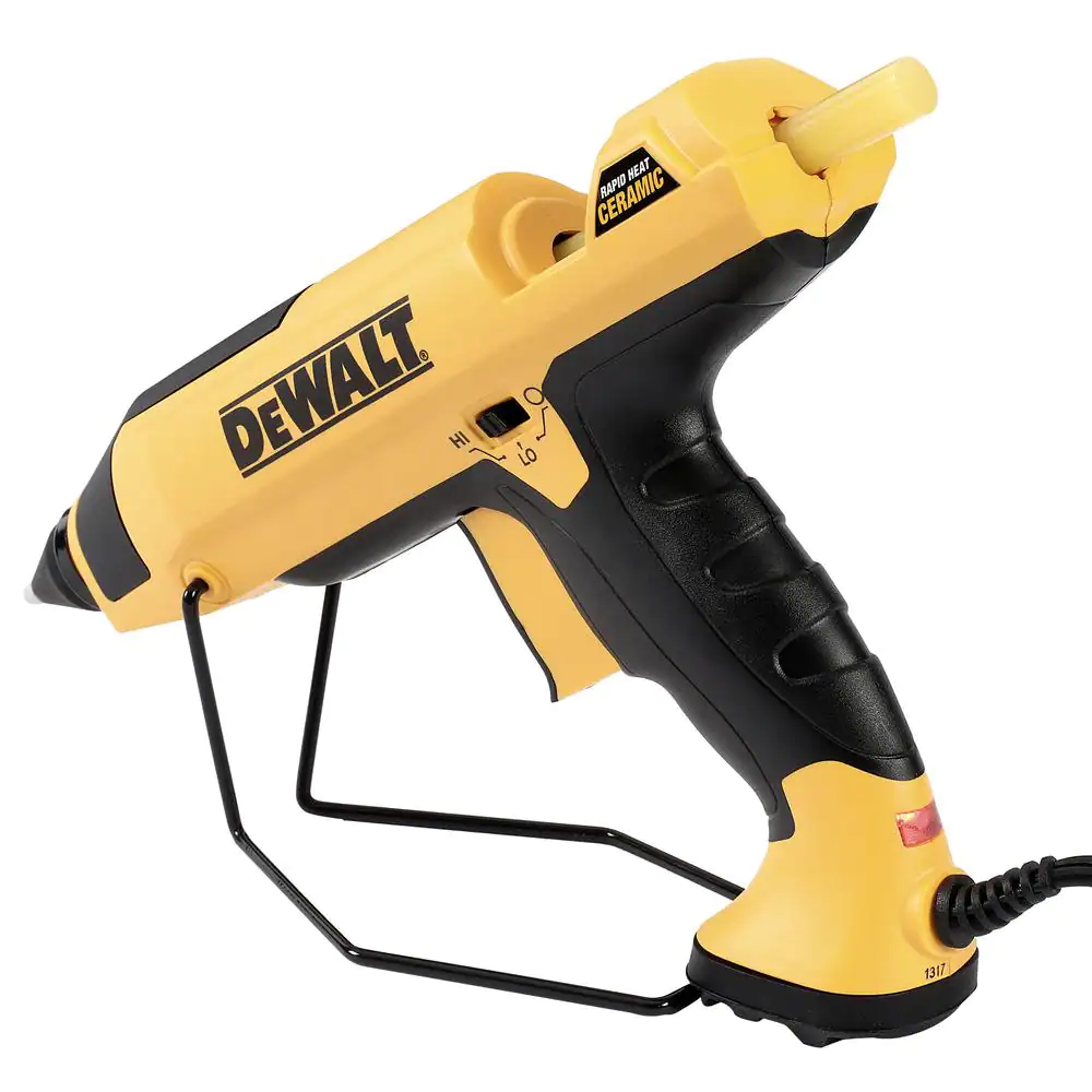 DEWALT Ceramic Rapid Heat Dual Temperature Full Size Glue Gun