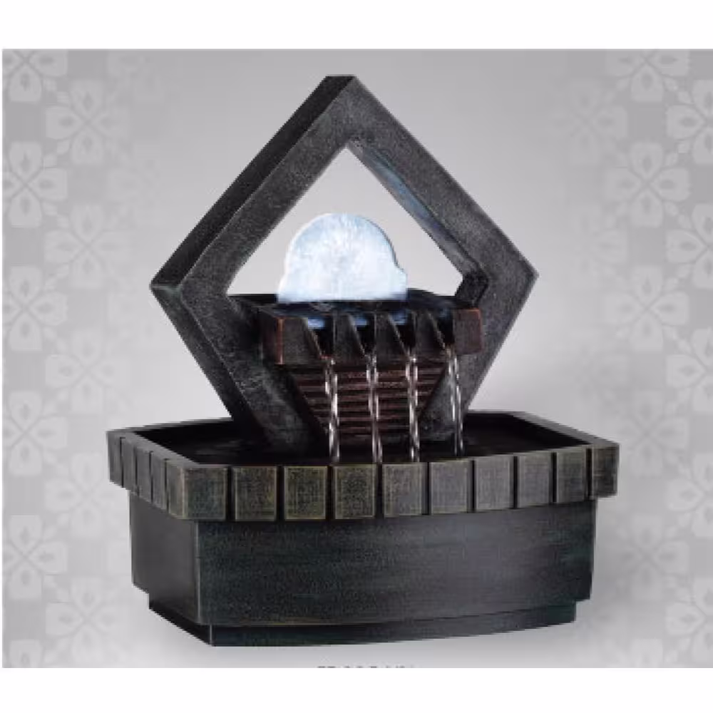 ORE International 9.5 in. Meditation Fountain with LED Light