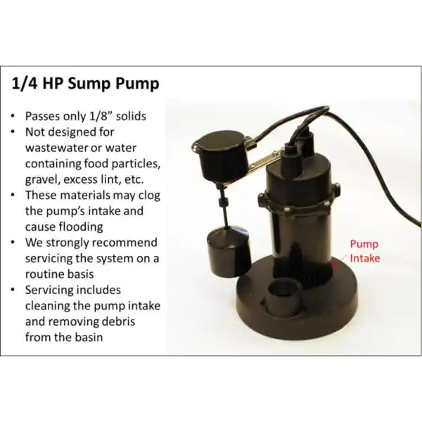Everbilt 1/4 HP Pre-Plumbed Sink Tray System Sump Pump