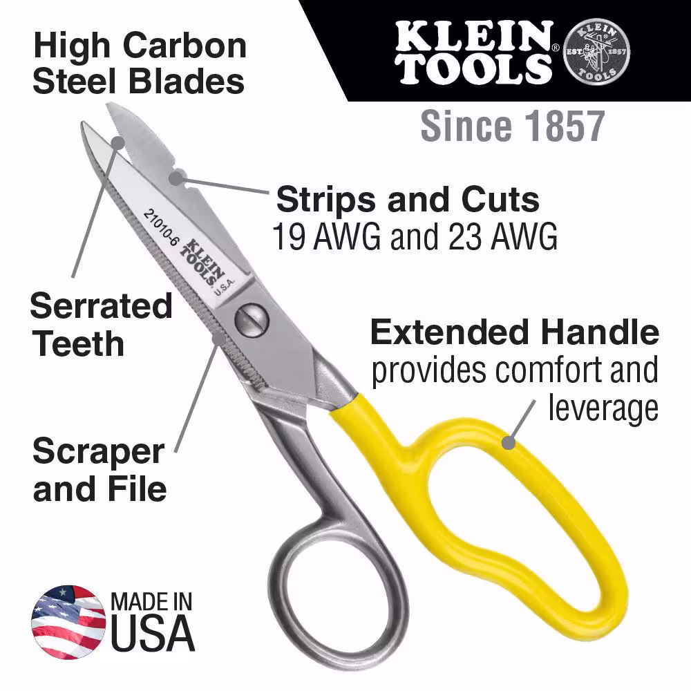 Klein Tools Cable Splicer's Tool Set with Free-Fall Snip