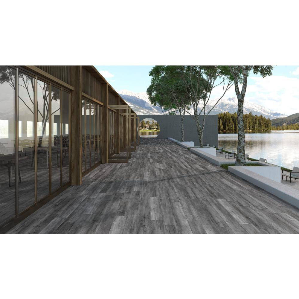 MSI 8 in. x 47 in. Katella Ash Matte Porcelain Paver Floor Tile (3-Pieces/8 sq. ft./Case)