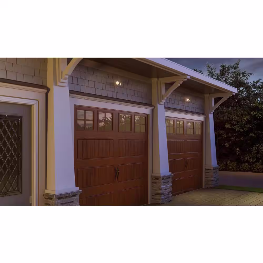 All-Pro 180Â° White Motion Activated Sensor Outdoor Security Flood Light with Lamp Cover