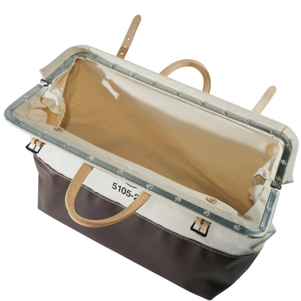 Klein Tools 6 in.High-Bottom Canvas Tool Bag