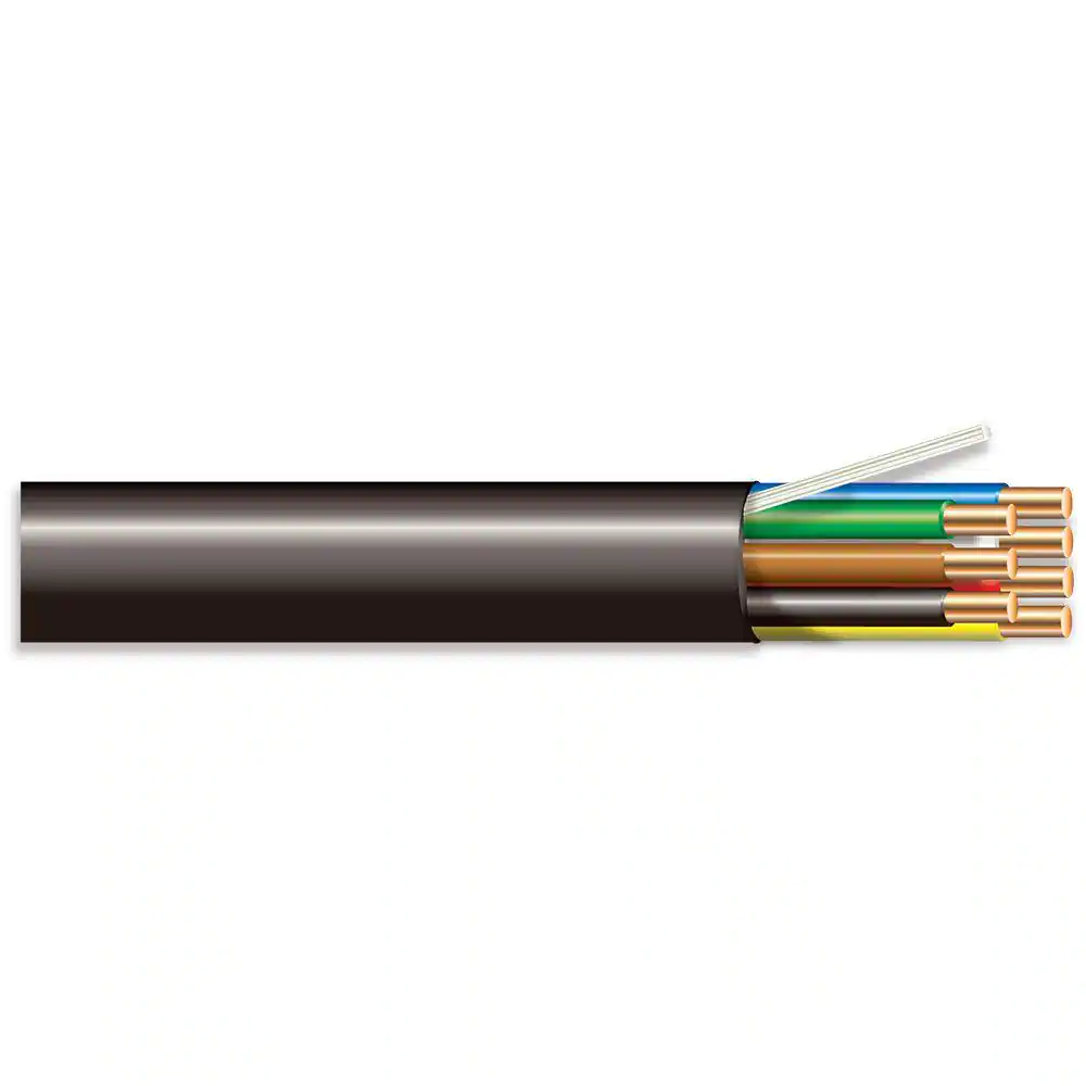 Cerrowire 50 ft. 18/7 Black Solid Copper Sprinkler Wire