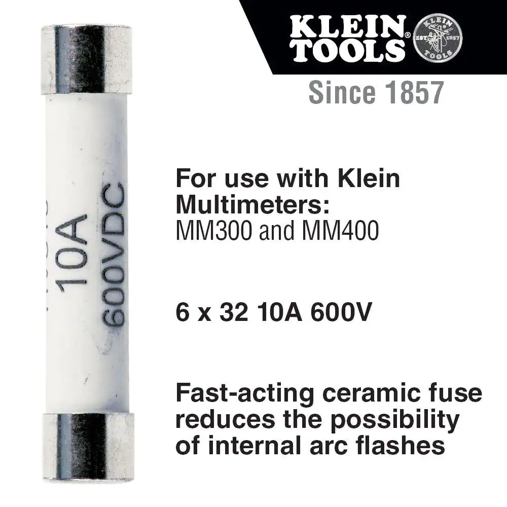 Klein Tools 10 Amp/600-Volt Replacement Fuse