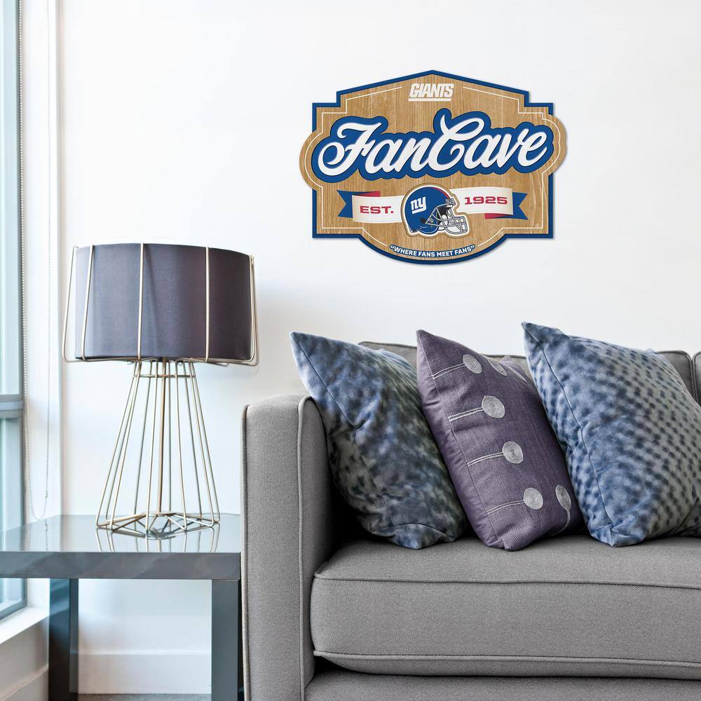 YouTheFan NFL New York Giants Fan Cave Decorative Sign