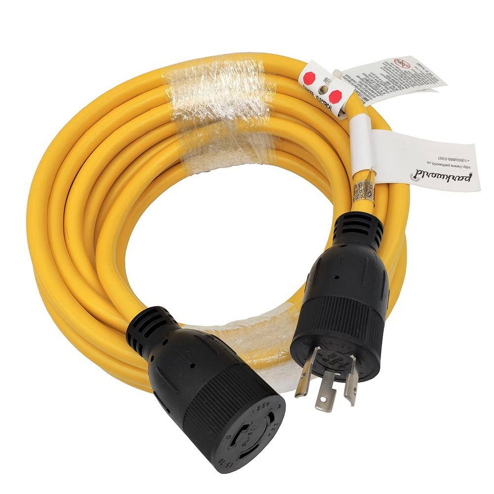 parkworld 36 ft. SJTW 12/3 20 Amp 125-Volt Twist Lock NEMA L5-20 Extension Cord