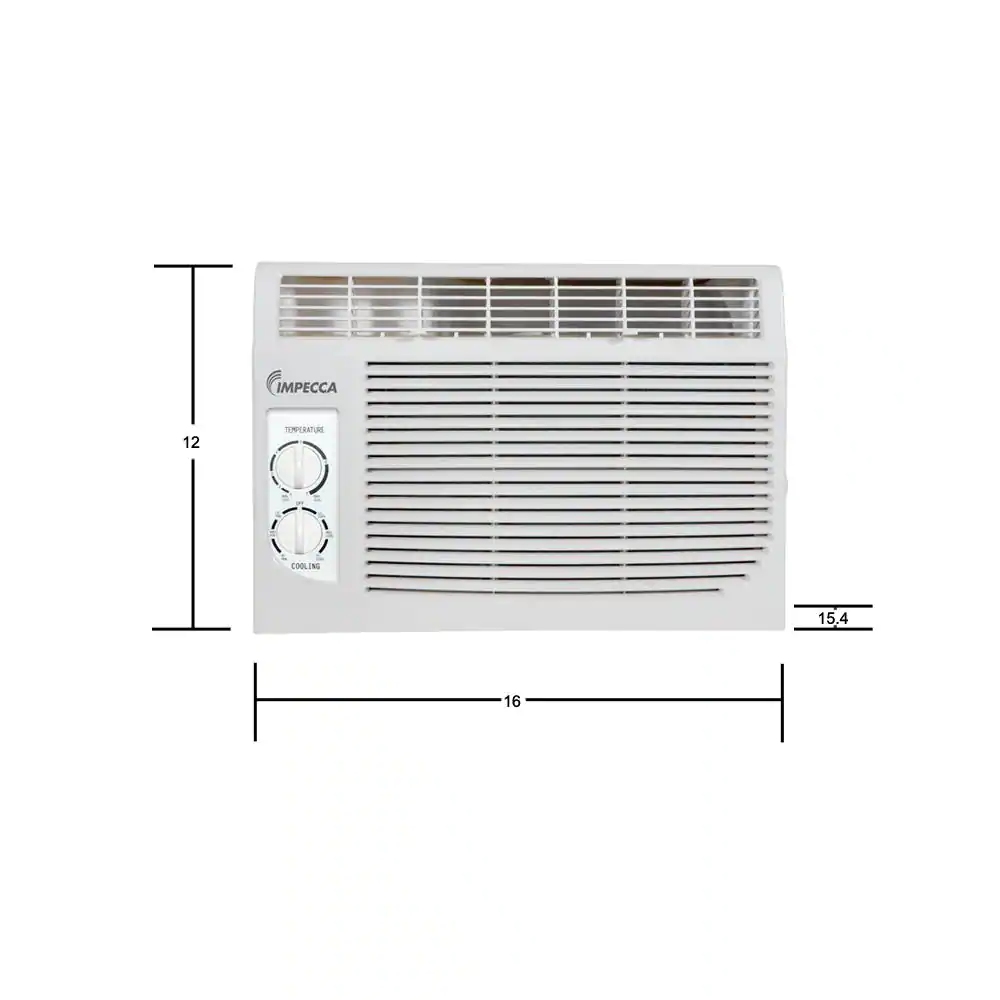 Impecca 5,000 BTU 115-Volt Mechanical Controlled Mini Window Air Conditioner