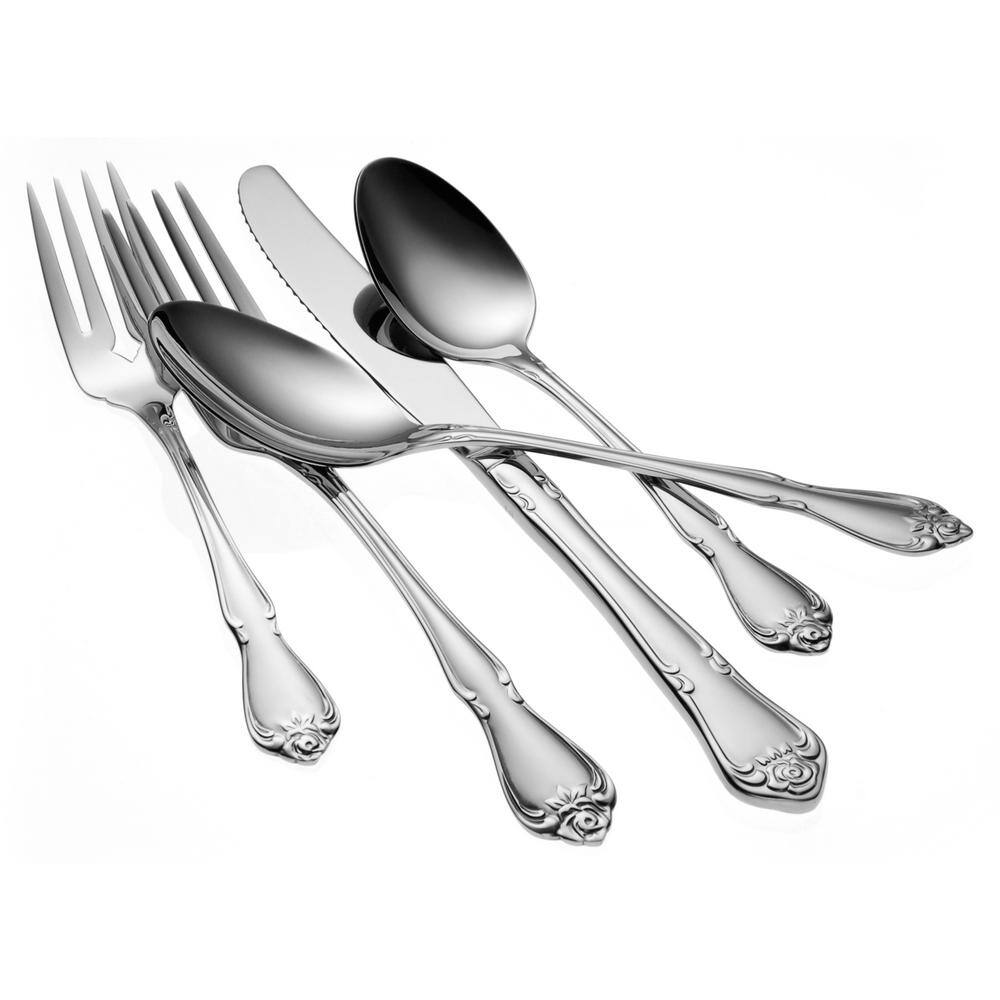Oneida Arbor Rose 18/10 Stainless Steel Oyster/Cocktail Forks (Set of 36)