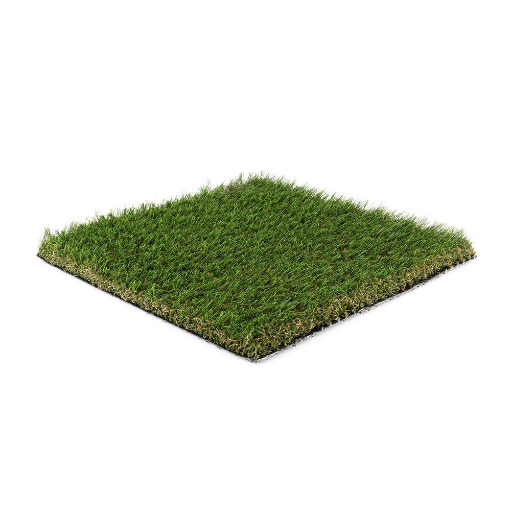 HeatMaxx 15 ft. W x Cut to Length Green and Tan Nylon Artificial Grass Turf