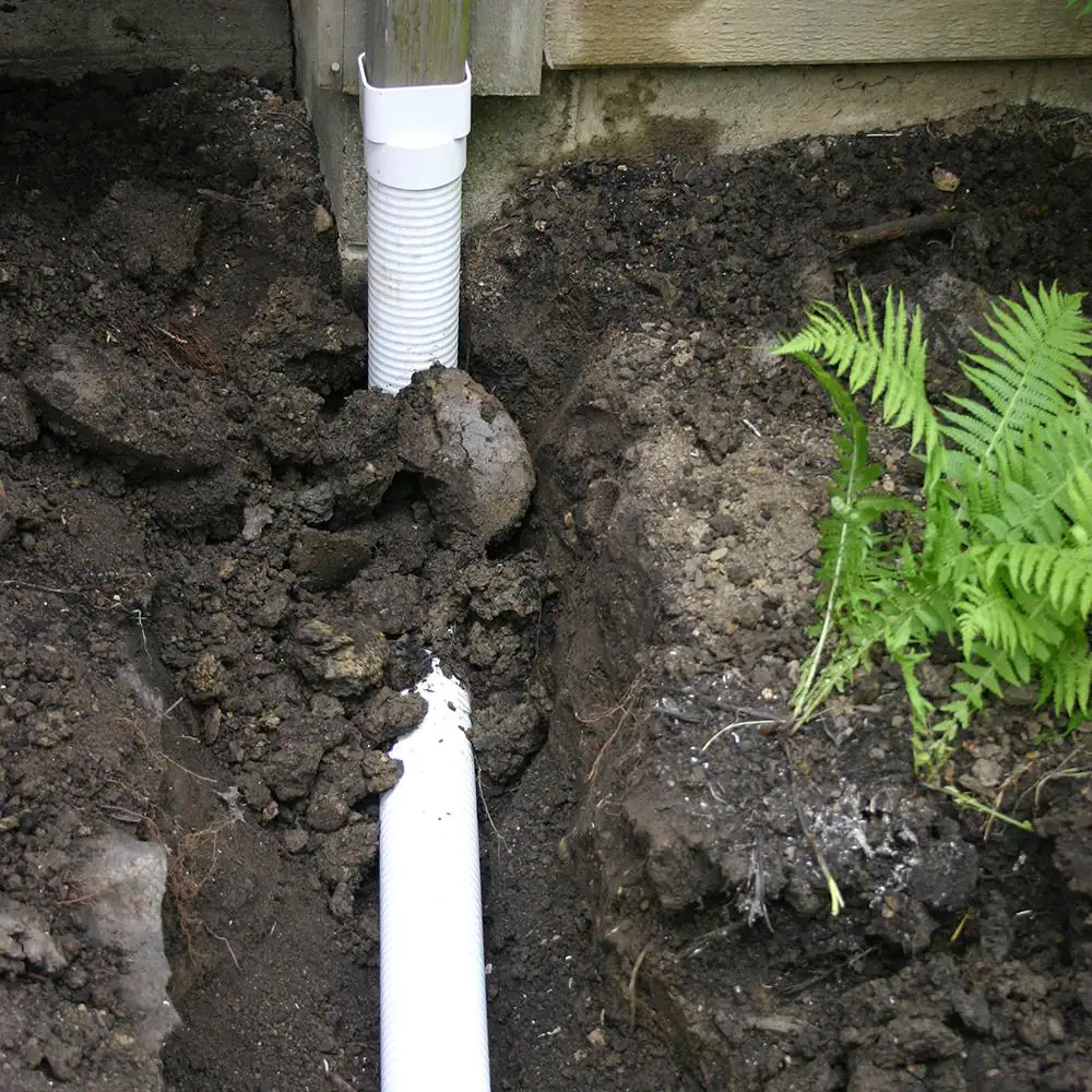 Advanced Drainage Systems 4 in. x 10 ft. Triplewall Solid Drain Pipe