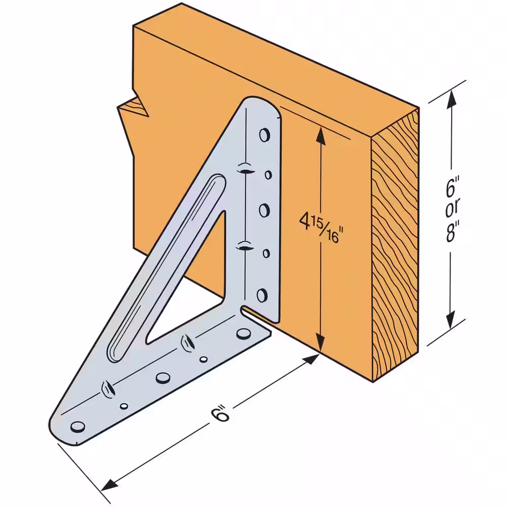 Simpson Strong-Tie CF 4-15/16 in. x 6 in. Concrete Form Angle