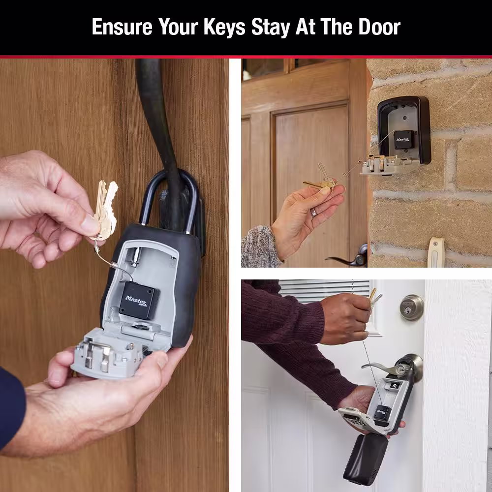Master Lock Retractable Lock Box Key Tether