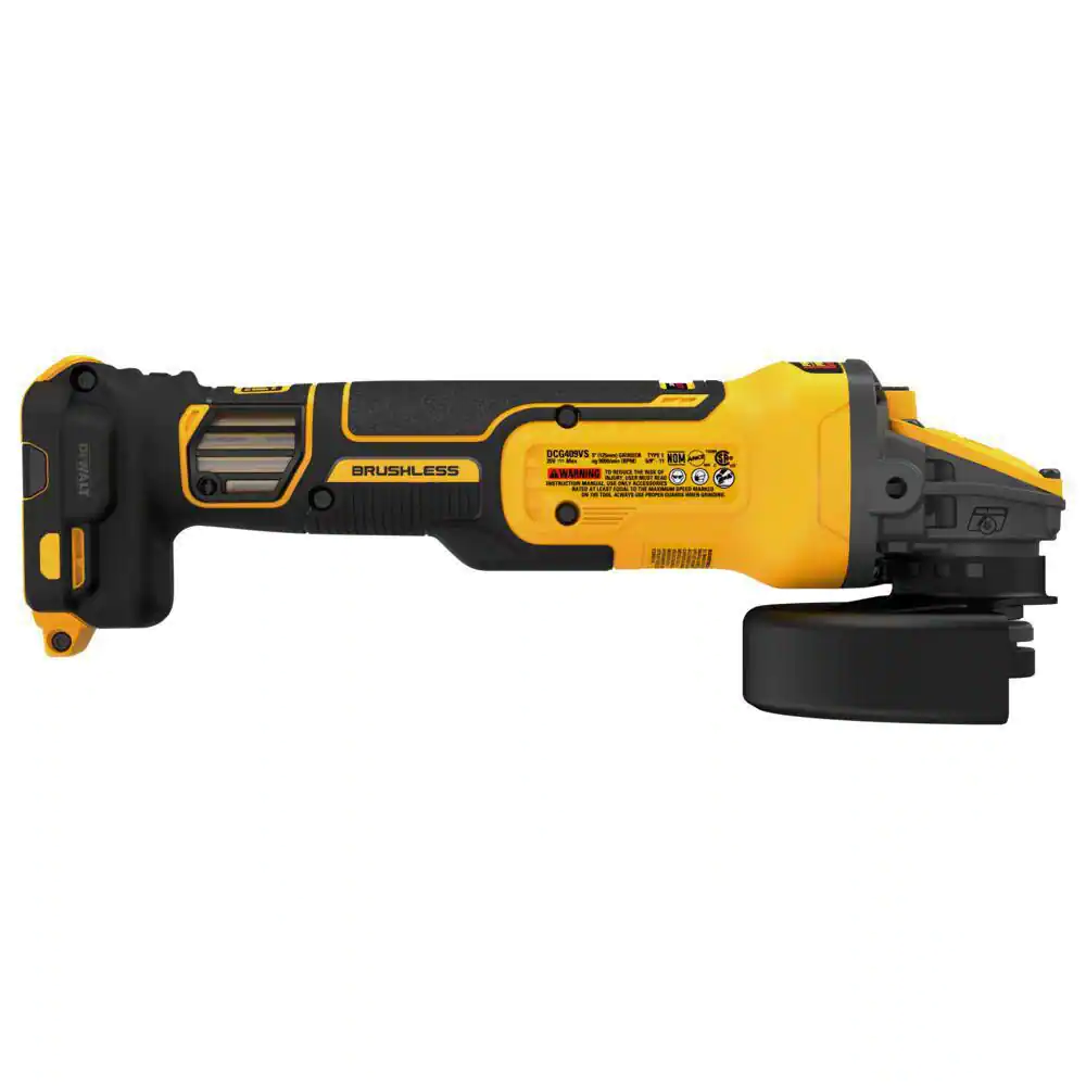 DEWALT 20V Cordless 5 in. Variable Speed Angle Grinder with FLEXVOLT Advantage