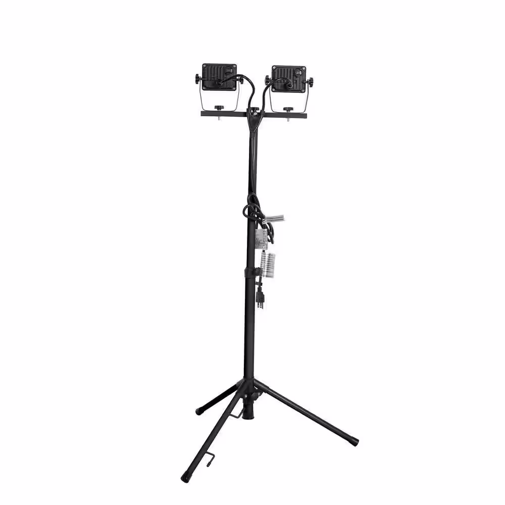 None LED Dual Tripod Work Light