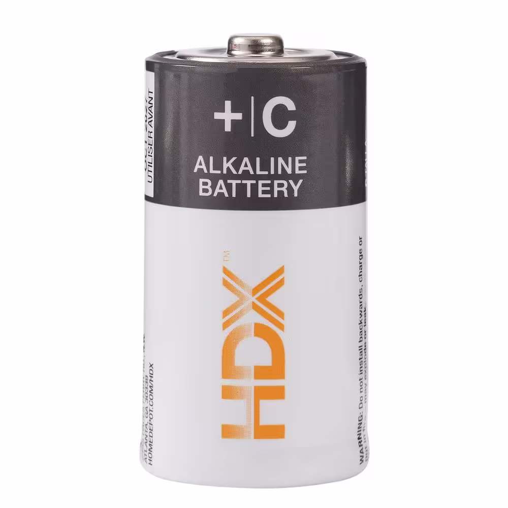 HDX Alkaline C Battery (24-Pack)