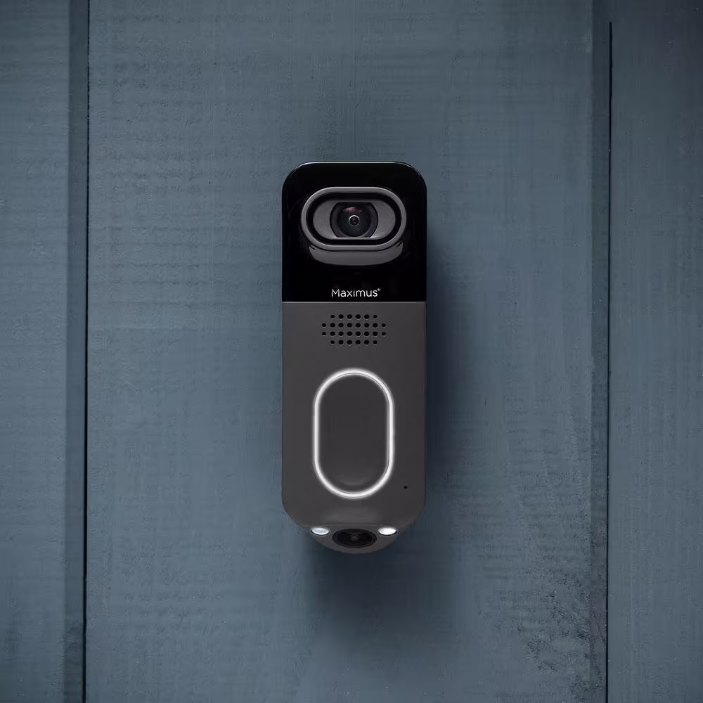Maximus Wired Black Answer DualCam Video Door Bell