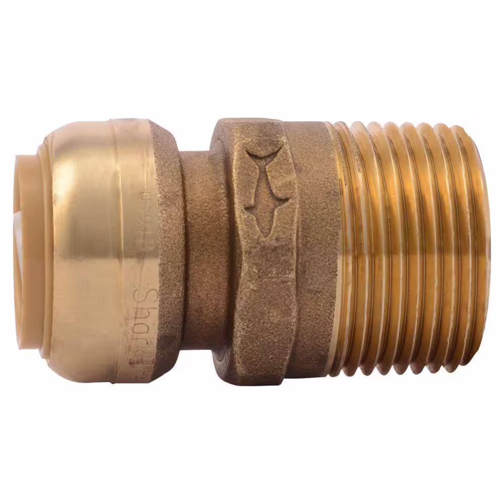 SharkBite 3/4 in. Push-to-Connect x 1 in. MIP Brass Adapter Fitting