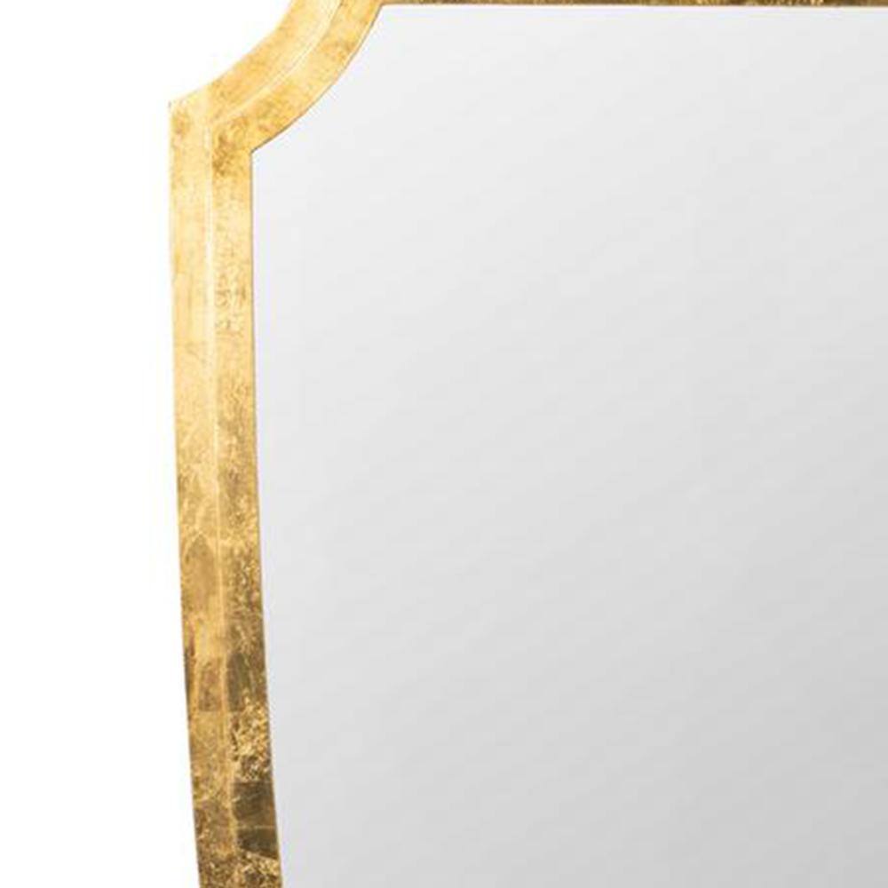 A & B Home 46 in. x 24 in. Modern Oval Framed Decorative Mirror
