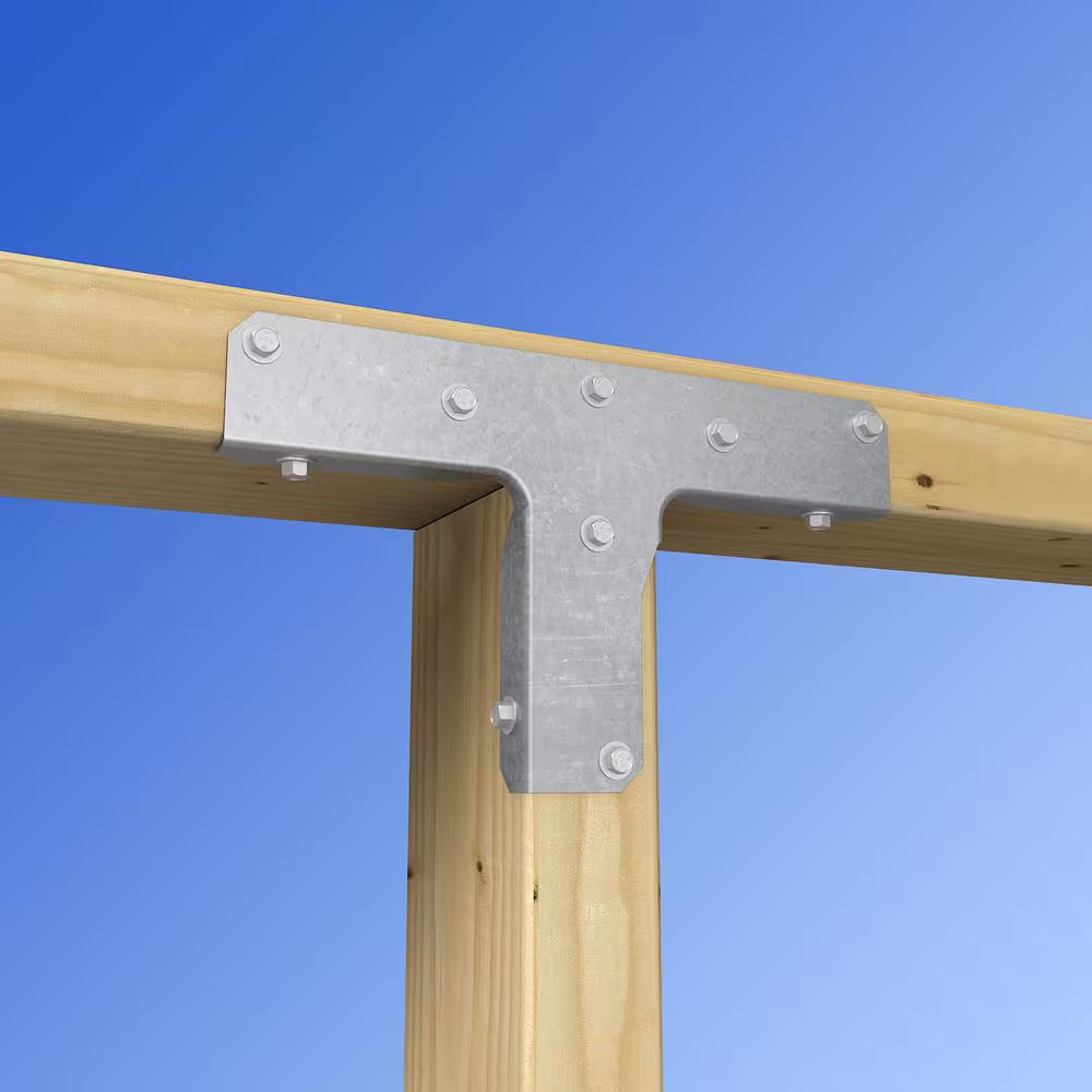 Simpson Strong-Tie RTT 18-Gauge Galvanized Rigid Tie Connector for 2x Nominal Post, 1x Nominal Joist