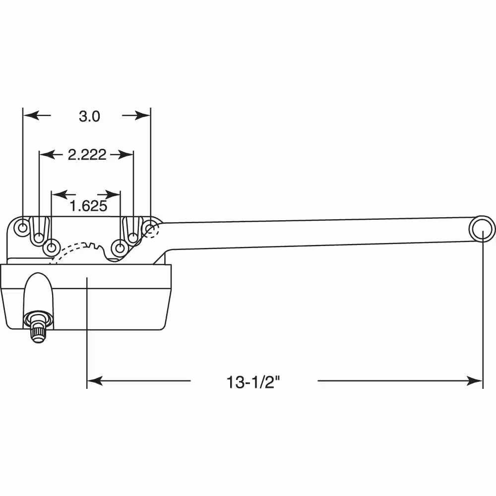 Prime-Line Single Arm Right-Hand Casement Window Operator