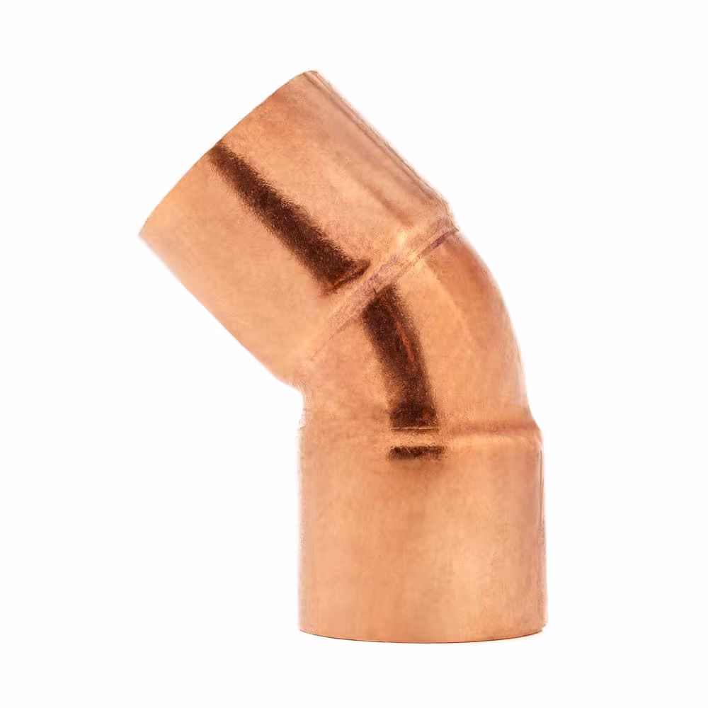 Everbilt 1 in. Copper Pressure 45-Degree Cup x Cup Elbow Fitting