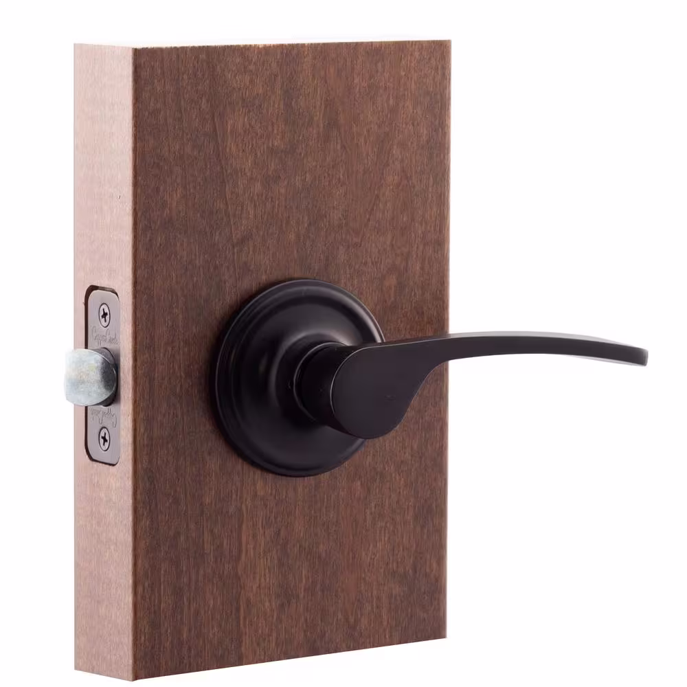 Copper Creek Scandinavian Kash Black Hall/Closet Door Lever