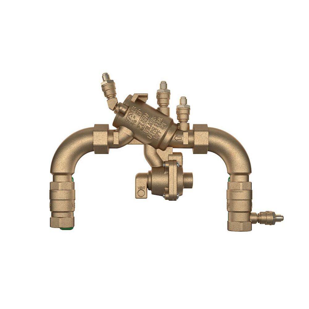 Wilkins 3/4 in. 975XL3 Reduced Pressure Principle Backflow Preventer with 90Â° Street Elbows