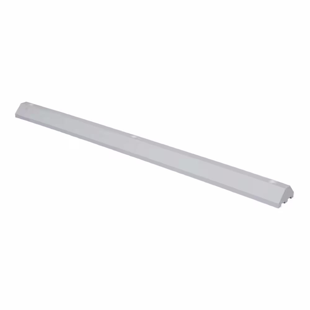 Vestil 72 in. Recycled White Plastic Car Stop
