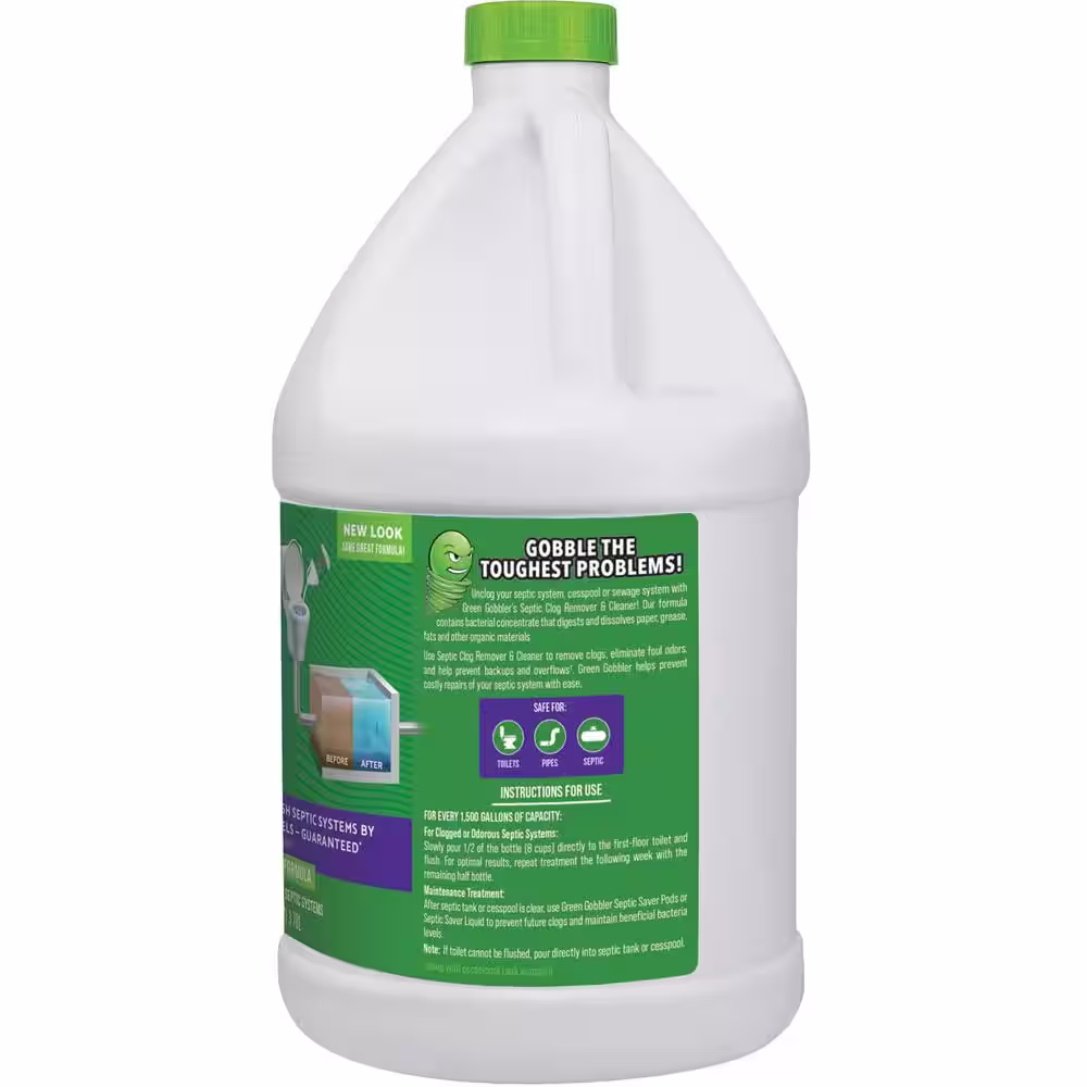 Green Gobbler 1 Gal. Septic Clog Remover and Cleaner