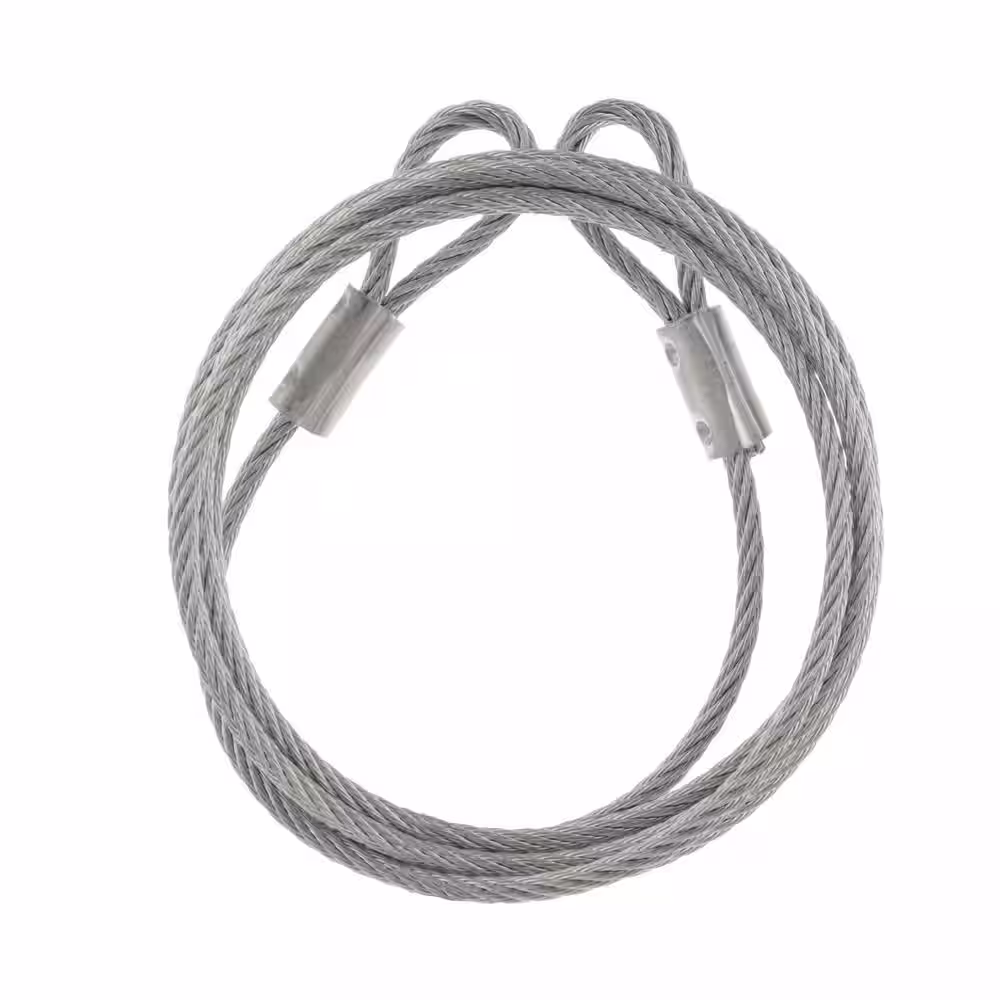 Everbilt 3/16 in. x 6 ft. Galvanized Steel Security Cable Wire Rope