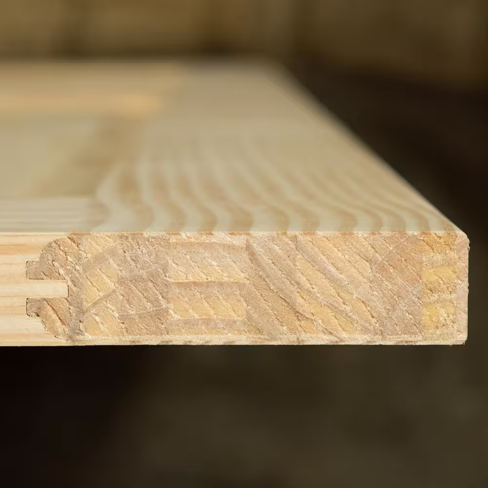 Kimberly Bay 24 in. x 80 in. Louver Panel Unfinished Solid Core Wood Interior Door Slab