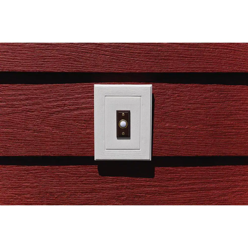 Novik 5.94 in. x 7.56 in. White Polypropylene Mini Mounting Block for Siding