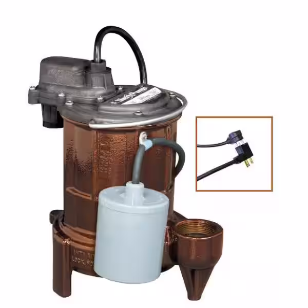 Liberty Pumps 250 Series 1/3 HP Submersible Sump/Effluent Pump