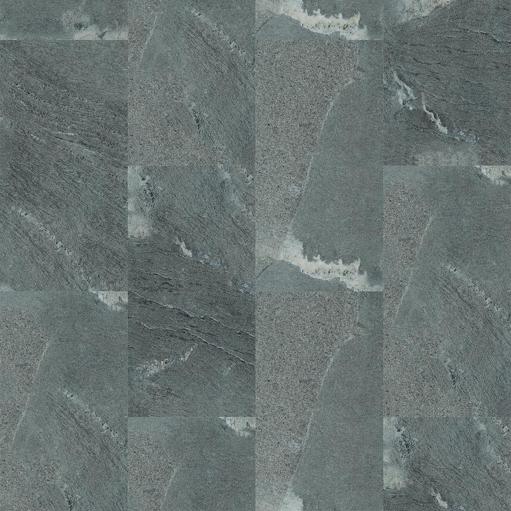 Lucida Surfaces GlueCore Moonrock 22 MIL x 12 in. W x 24 in. L Glue Down Waterproof Vinyl Tile Flooring (36 sqft/case)