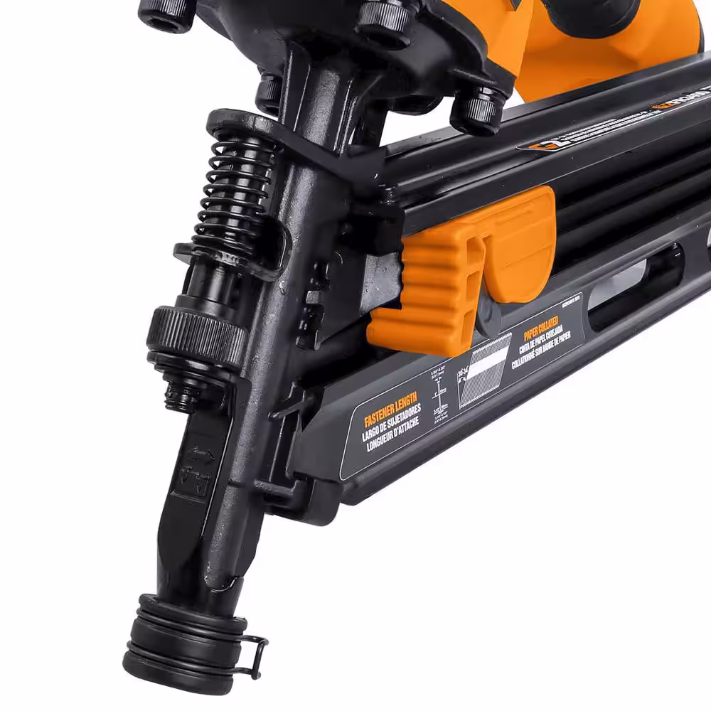 Freeman 2nd Generation Pneumatic 34 Degree 3-1/2 in. Framing Nailer with Metal Belt Hook and 1/4 in. NPT Air Connector