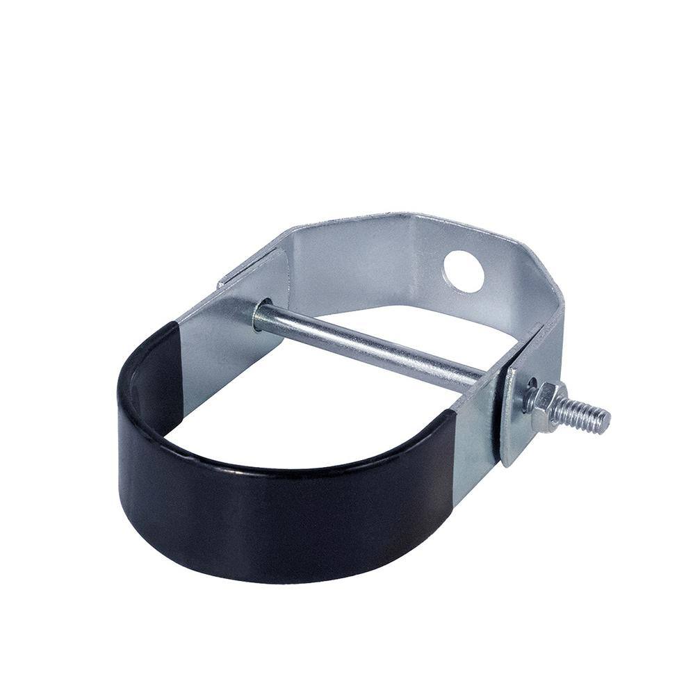 The Plumber's Choice 3/4 in. Clevis Hanger for Vertical Pipe Support in Light Duty Plastic Coated Steel