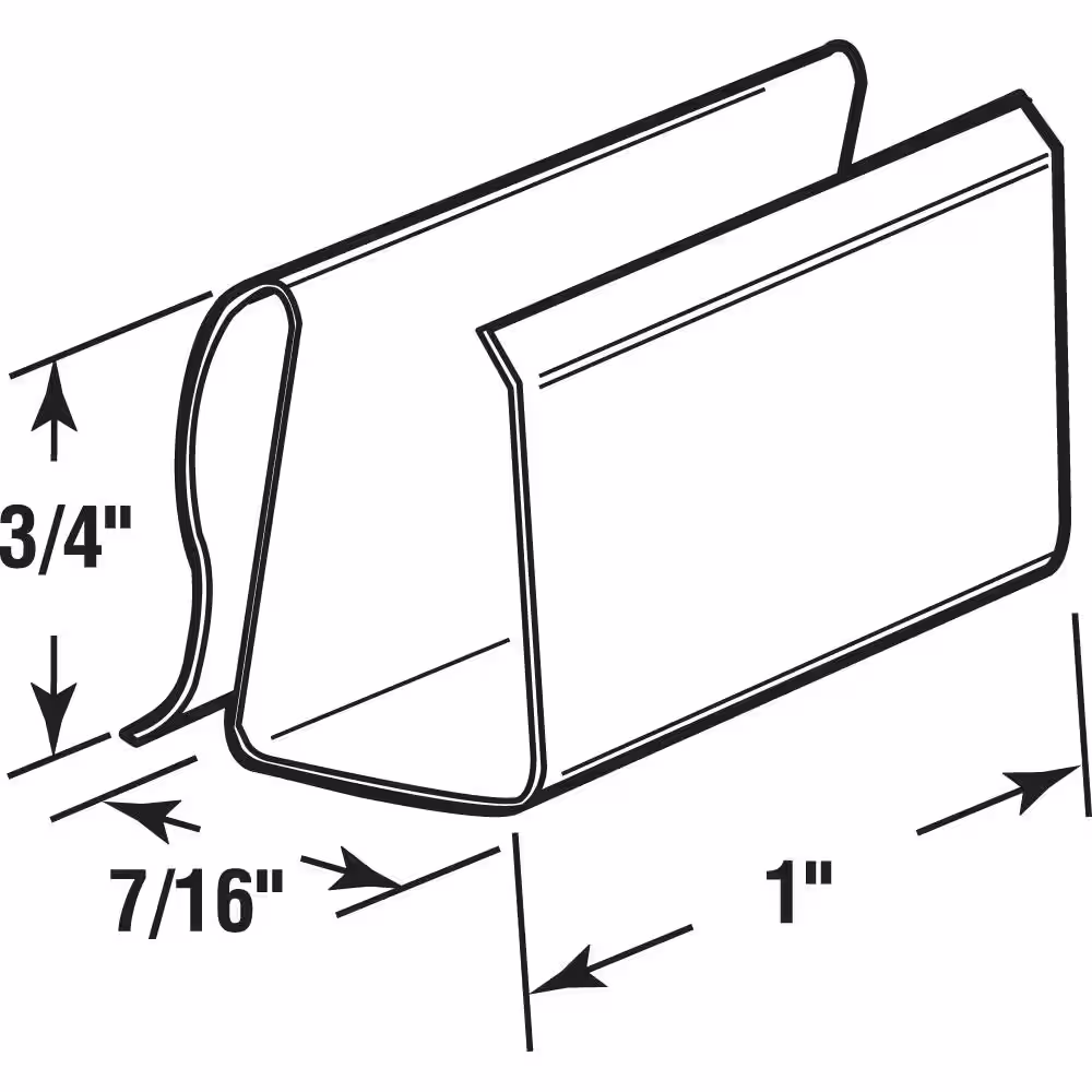 Prime-Line 7/16 in. Plastic Retainer Clips (4-Pack)